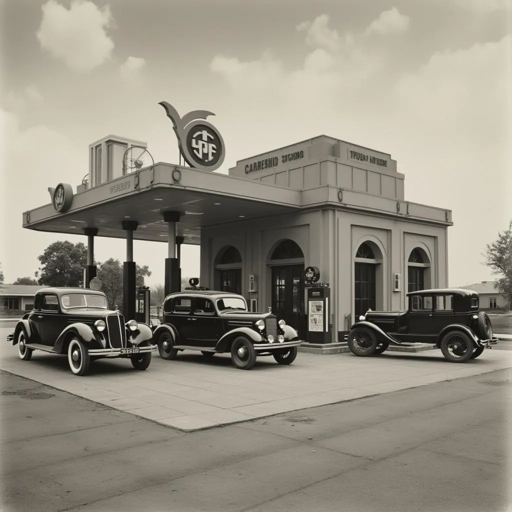 Estación YPF histórica