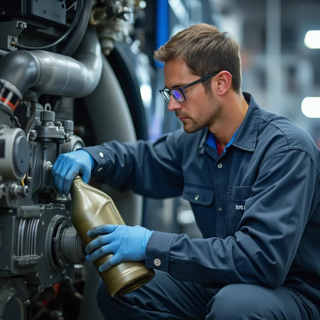 Servicio de lubricentro YPF